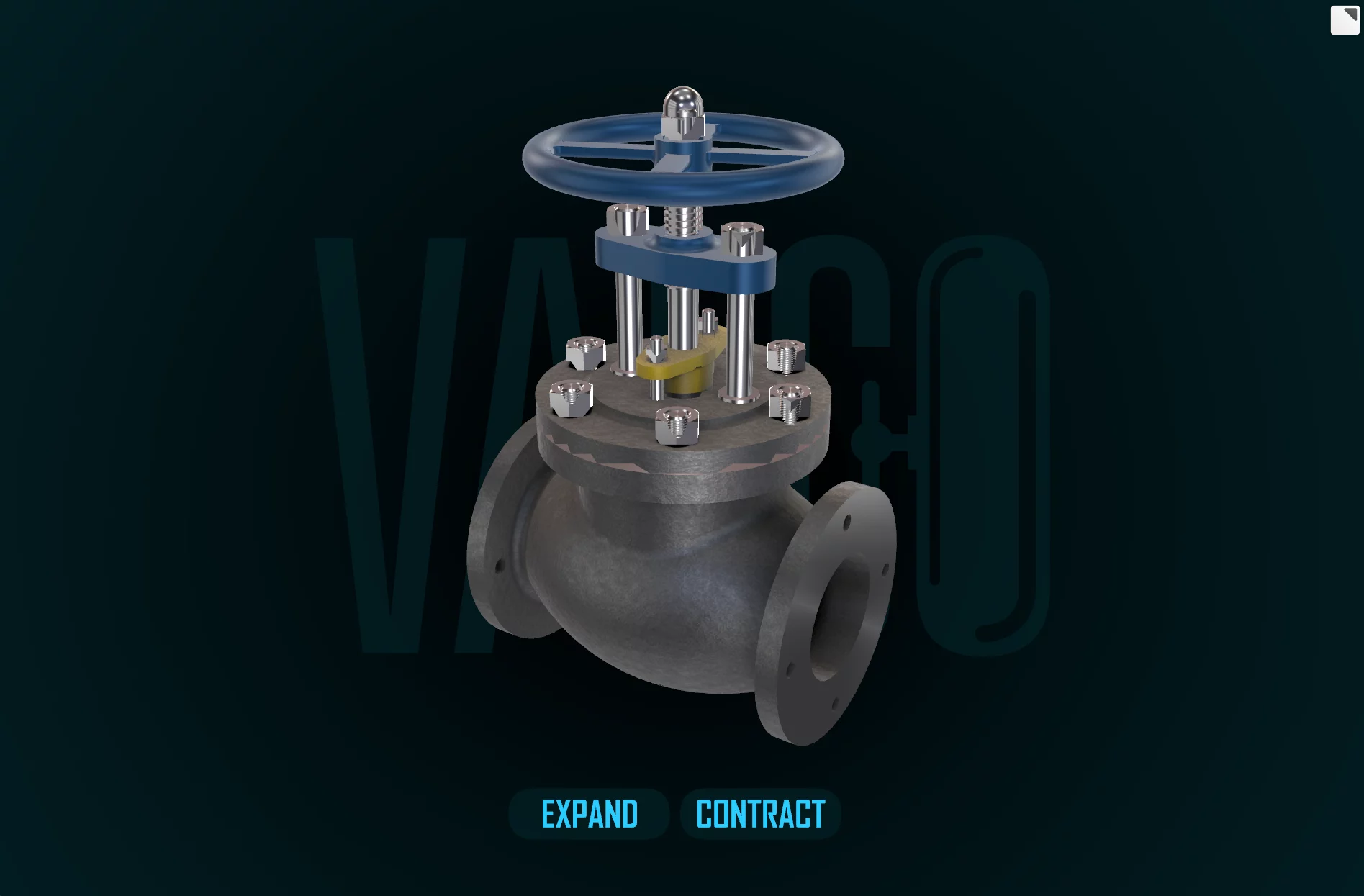 interactive 3D valve