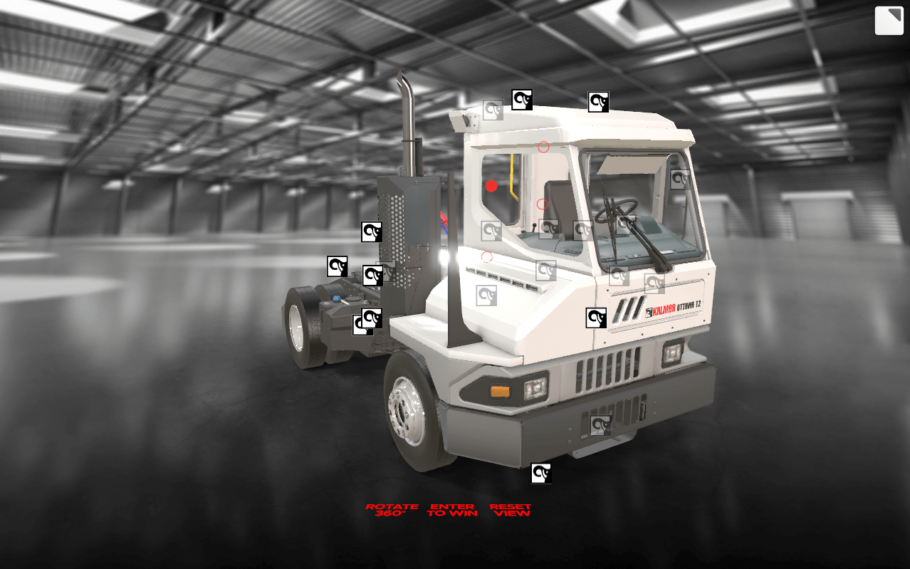 Interactive 3D Truck